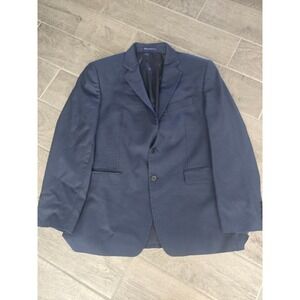 Charles Tyrwhitt Mens Navy Blue Wool Classic Fit Suit Jacket Blazer 42R